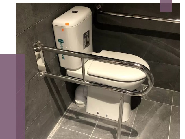 Поручни для санузлов в Урае от 4377 руб.  | ПРОЛЁТ-Урй