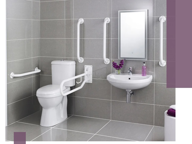 Поручни для санузлов в Урае: установка, ремонт и монтаж