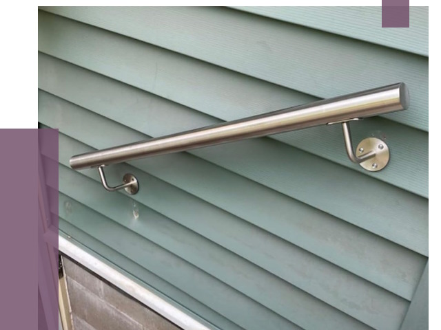 Поручни из нержавеющей стали в Урае от 7816 руб.  | ПРОЛЁТ-Урй